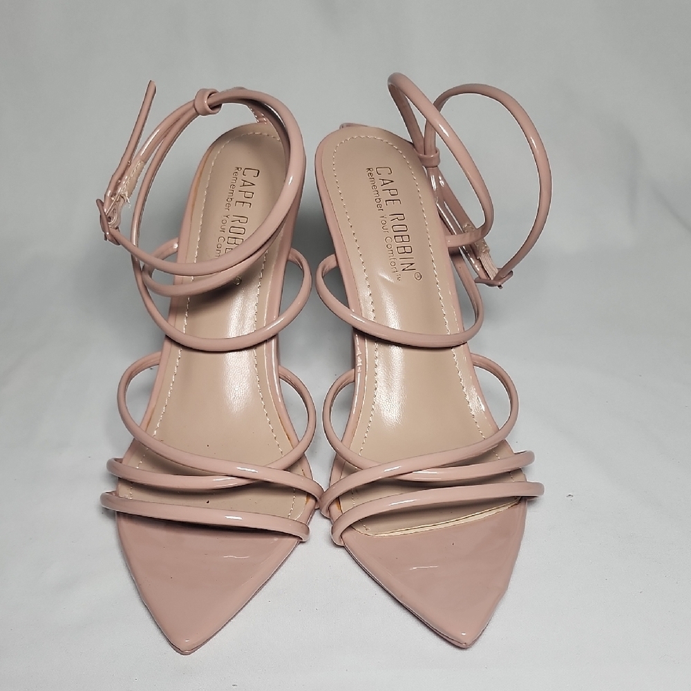 Cape Robbin Blush Strappy Heels